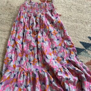 Cat & Jack Pink and Orange Floral Kids Dress